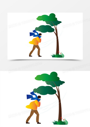 人走路图片素材