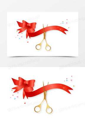 剪彩仪式图片素材