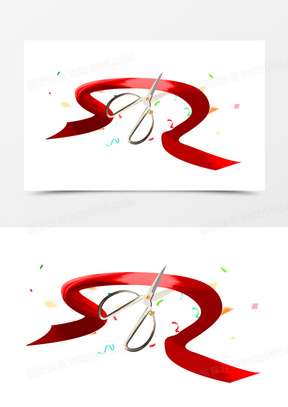 剪彩仪式图片素材