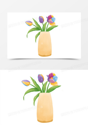 七色花素材 七色花图片 七色花素材图片下载 熊猫办公