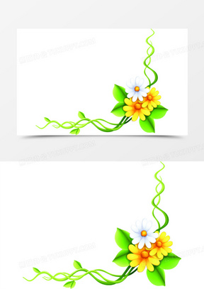 藤蔓边框简单又漂亮图片