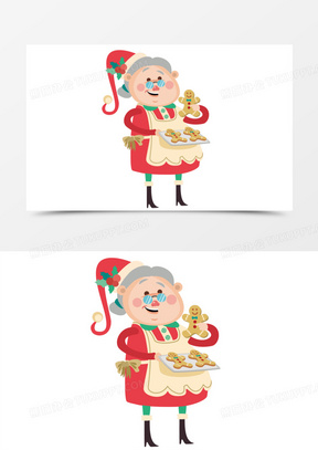 奶奶卡通人物图片素材