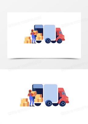 货物搬运图片素材