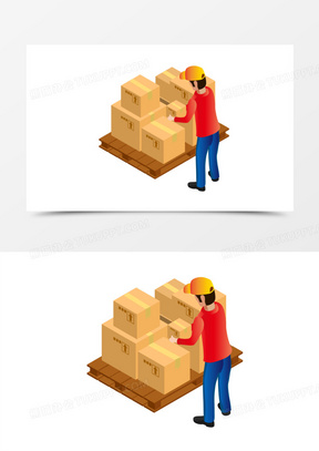 货物搬运图片素材