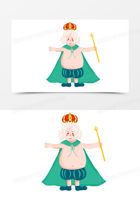 皇帝的新装卡通图片