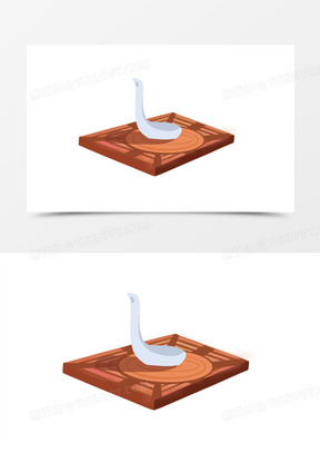 卡通手绘古代指南针素材