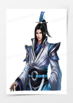 古风玄幻白袍少年