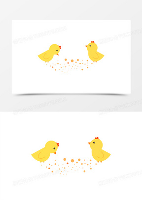 90可爱黄色小鸡仔图片410可爱卡通小鸡啄米素材210动物类可爱小鸡41