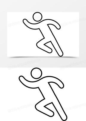 人跑步图片素材