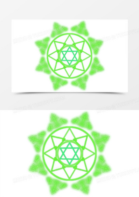 绿色三角形的魔法阵