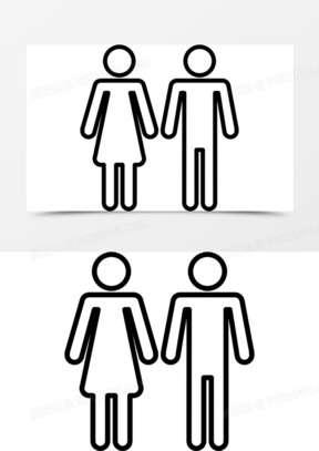 女性轮廓图片素材