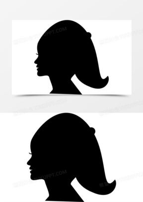 头部剪影素材_头部剪影图片_头部剪影素材图片下载_熊猫办公