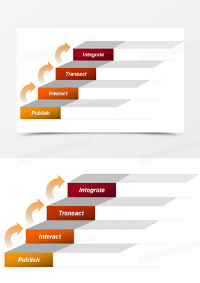 ppt阶梯图模板下载图片