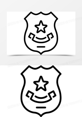 警察图标图片素材