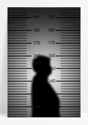 简约犯罪嫌疑人剪影背景