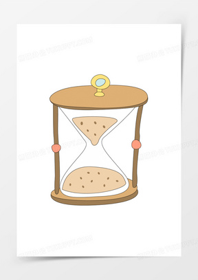 沙漏图片高清_时间沙漏图片唯美手绘下载_熊猫办公