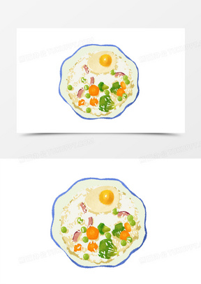 晚餐卡通图片素材