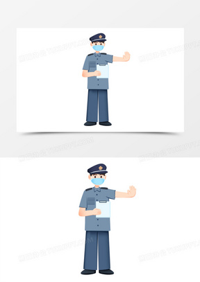 保安图片搞笑头像卡通