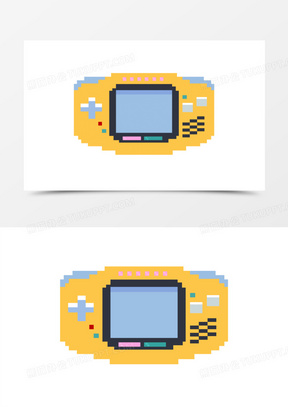 手绘像素风游戏素材游戏机素材