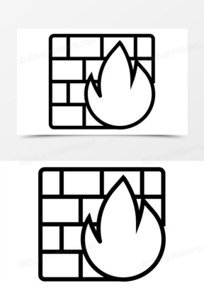 防火墙图标图片素材