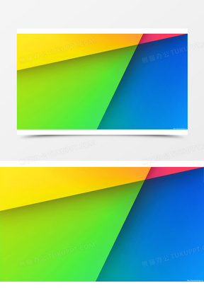 红折叠纸张图片10紫绿黄蓝红不规则边形10红紫绿蓝不规则图00红蓝黄绿