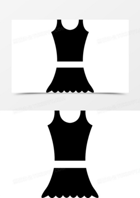 穿着小裙子图标