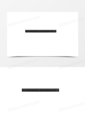 黑色方形翻页按钮