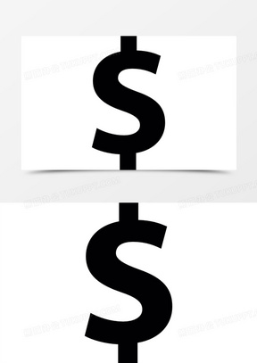 美元符号的钱图标