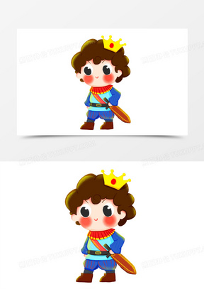 卡通小王子图片素材