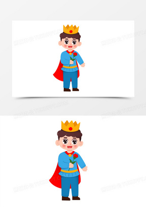 卡通小王子图片素材