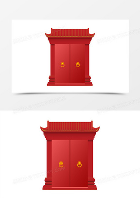 农村中式大门图片大全高清