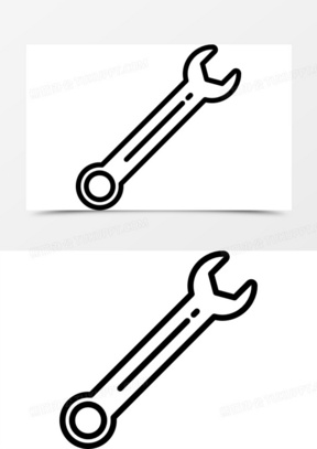 扳手图标40网络图标330五一劳动节121手绘卡通风浅蓝色据子元素10