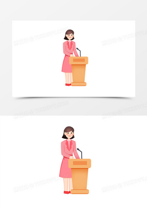 元素1102领导讲话致辞人物元素2802领导讲台致辞人物元素1203领导讲话