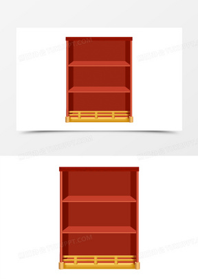 手绘卡通货架素材