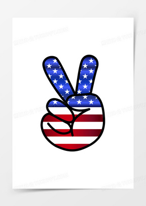 卡通胜利图片素材