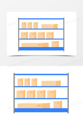 仓储货架卡通图片图片