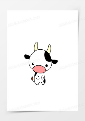 牛 卡通牛80牛羊2670绿色草原背景素材391奶牛群休息图片10棕色奶牛群