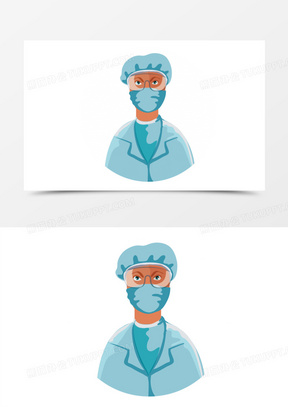 00戴口罩的男医生40职业医生头像图片 职业医生头像图片大全270卡通