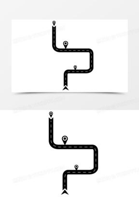 坐标矢量图图片素材