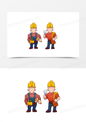 建筑工人师傅20卡通工人师傅30工人木工师傅70汽车维修工人,维修师傅