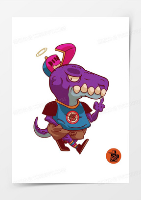 小恐龙卡通图片素材