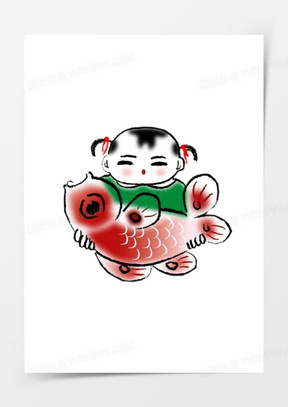 年年有余图片大全简笔画