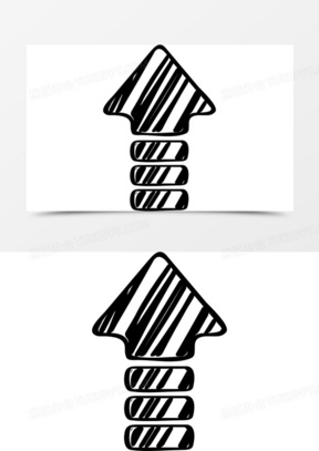 箭头上图片素材