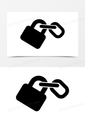 60锁上的锁链图标00挂锁锁上保险标志图标00锁上挂锁的安全工具概述