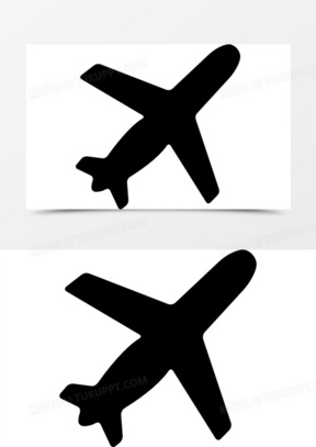 黑色飞机图片素材