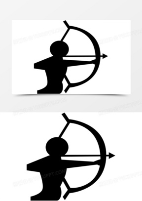 射手座的弓箭手图标