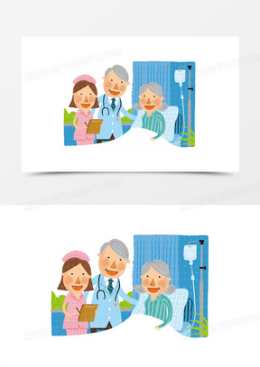 手绘医生查看病房91简笔画医用品170医生护士201打点滴图标80医疗基因