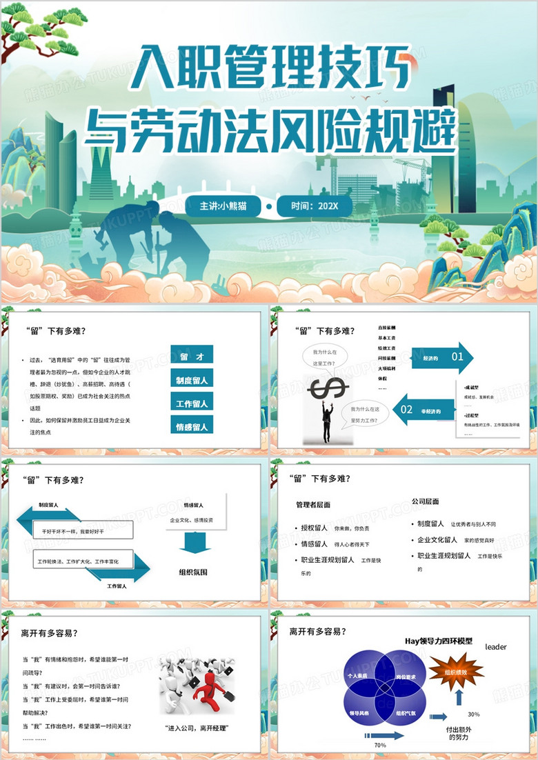 绿色入职管理技巧与劳动法风险规避PPT模板
