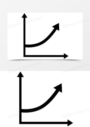 上升线条图片素材