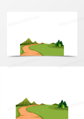 141手绘田野乡间小路免抠元素742手绘卡通乡间小路免抠元素151手绘